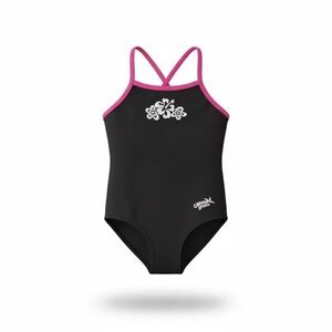 Kids Black and Pink Swimwear